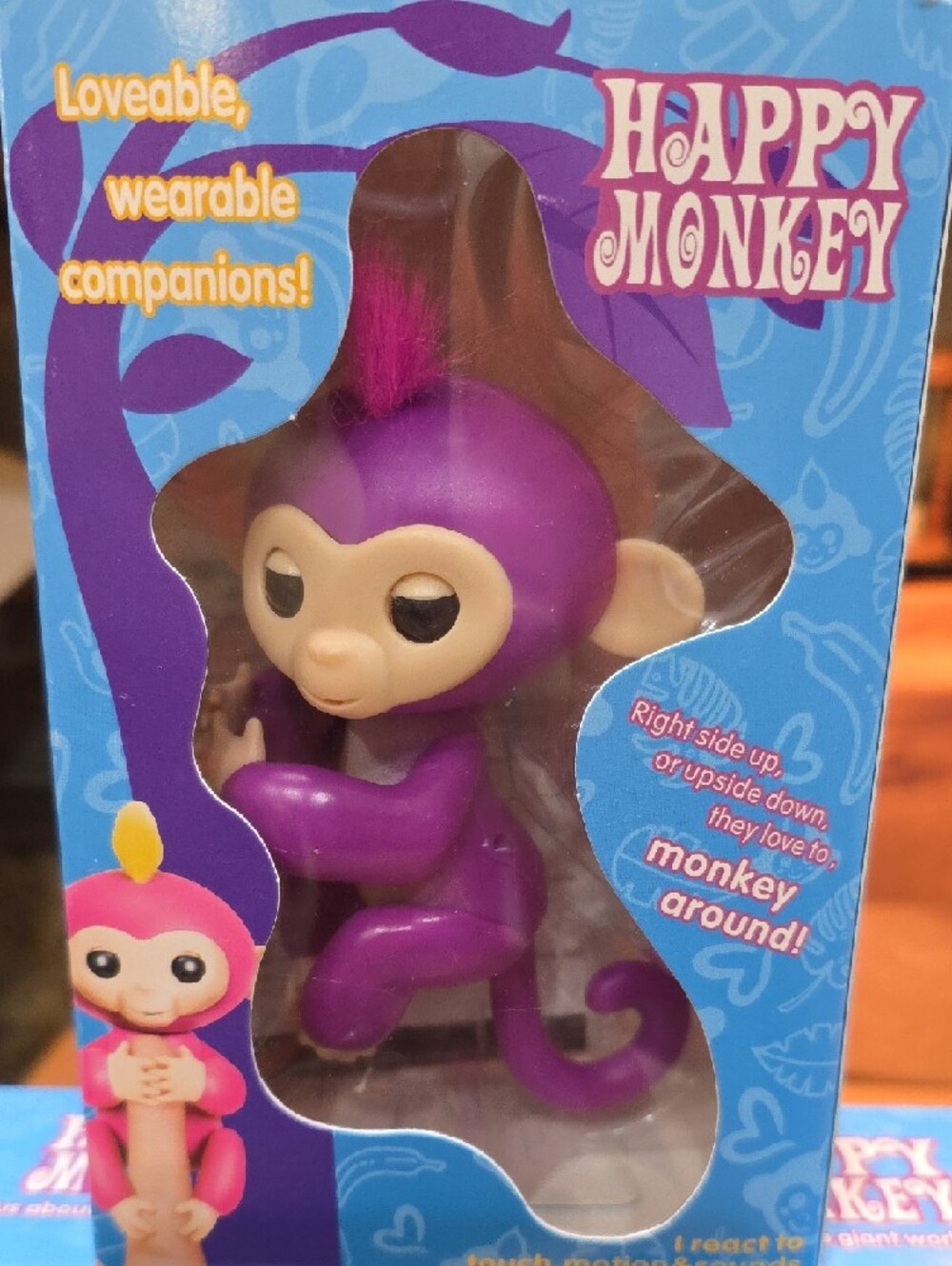🐒Wearable Purple Monkey Toy by🐒 - Picture 2 of 3
